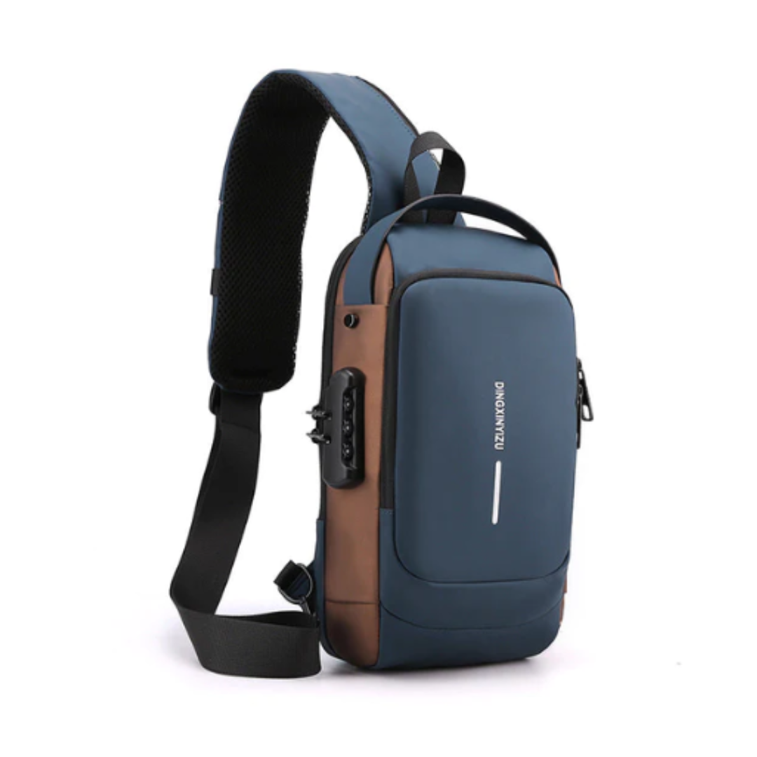 Bolso cruzado antirrobo con carga USB