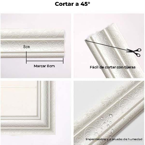 WallDecor™ - Cornisas 3D autoadhesivas