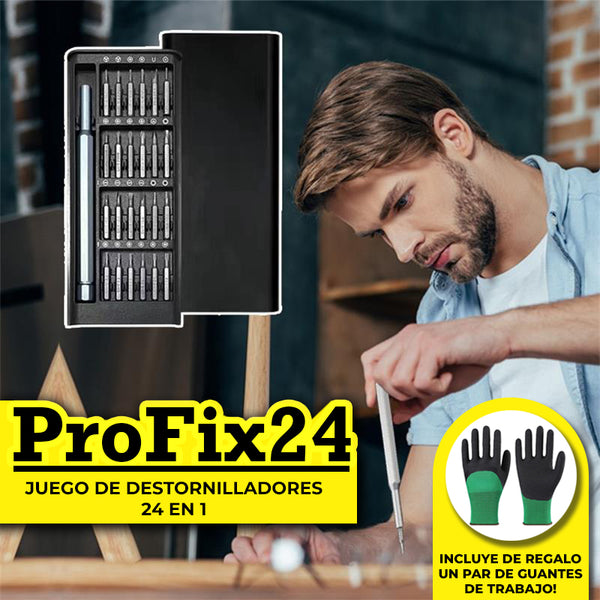 ProFix24™ - Juego de destornilladores 24 en 1