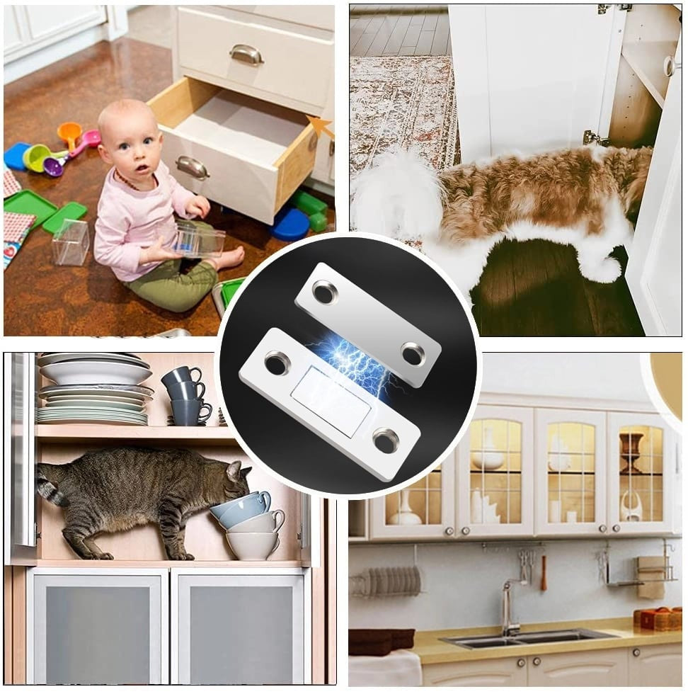 MagneClip™ - Imanes invisibles para puertas