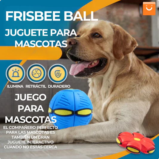 FrisbeeBall™ - juguete para mascotas, con muchas horas de diversión