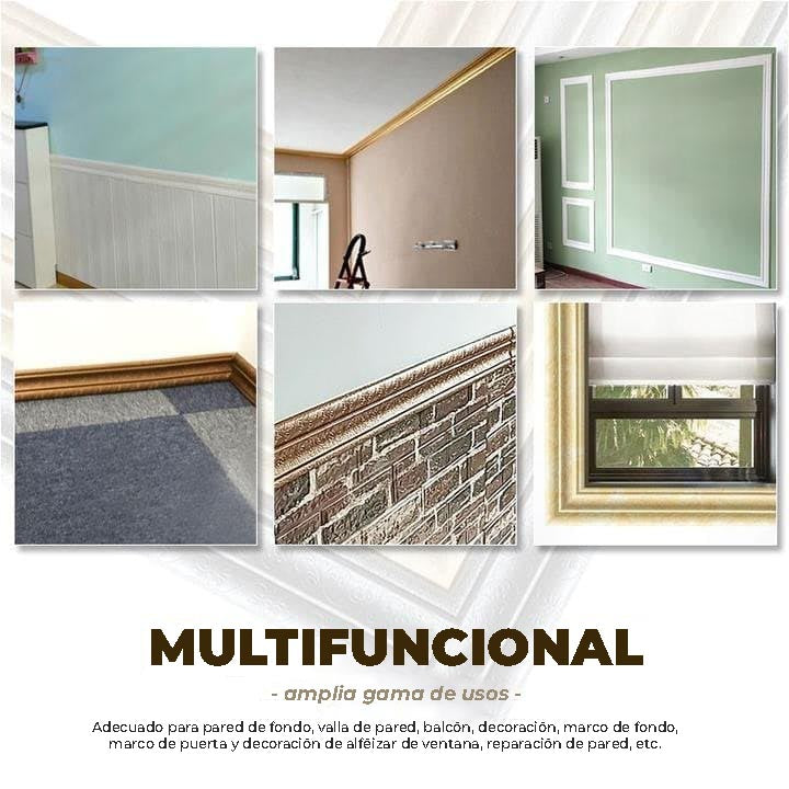 WallDecor™ - Cornisas 3D autoadhesivas