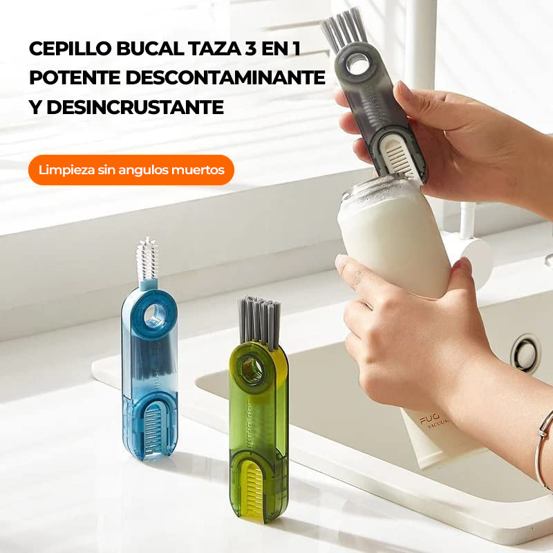TrioBrush™ - Cepillo limpiador 3 en 1