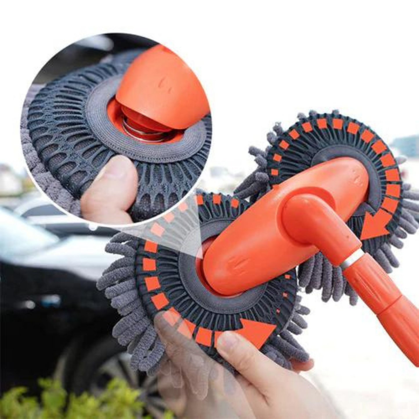 CarWash™ - Mopa limpiadora para tu que tu auto esté brillante y limpio en todo momento.
