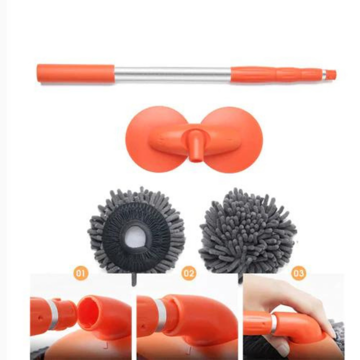 CarWash™ - Mopa limpiadora para tu que tu auto esté brillante y limpio en todo momento.