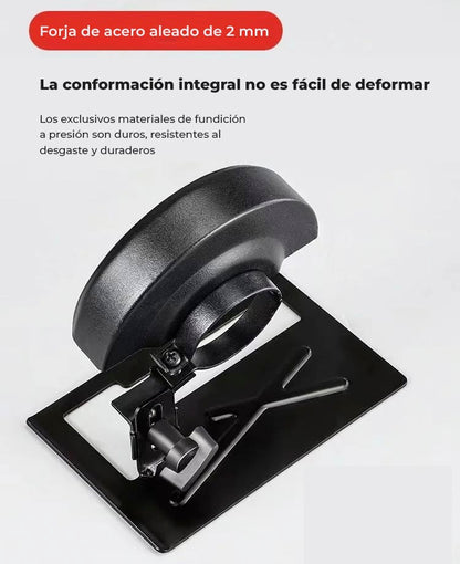 SafeGrind™ - Soporte metálico ajustable para amoladora angular