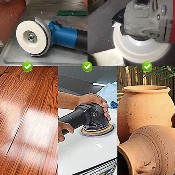 Shineall™ - Discos de pulido de lana multiuso