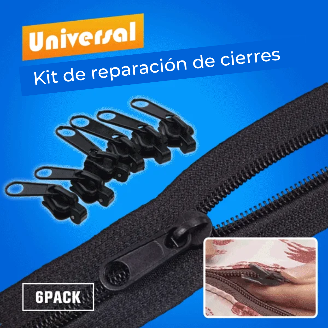 FixCierre™ - Kit para reparar cierres (2 packs, 12 pcs)