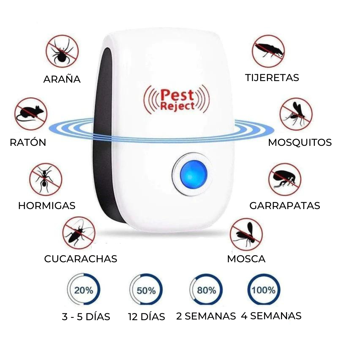 PestRejec™ - Ahuyentador ultrasónico de plagas