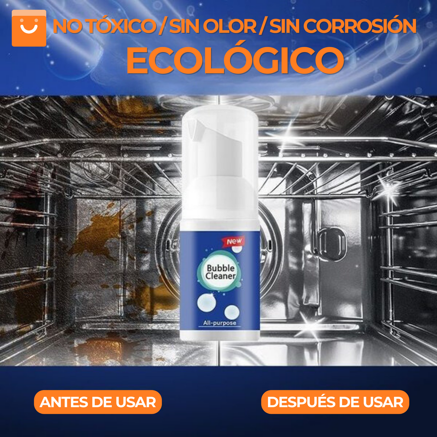 Bubble Cleaner™ - Espuma limpiadora multiuso, acción rápida