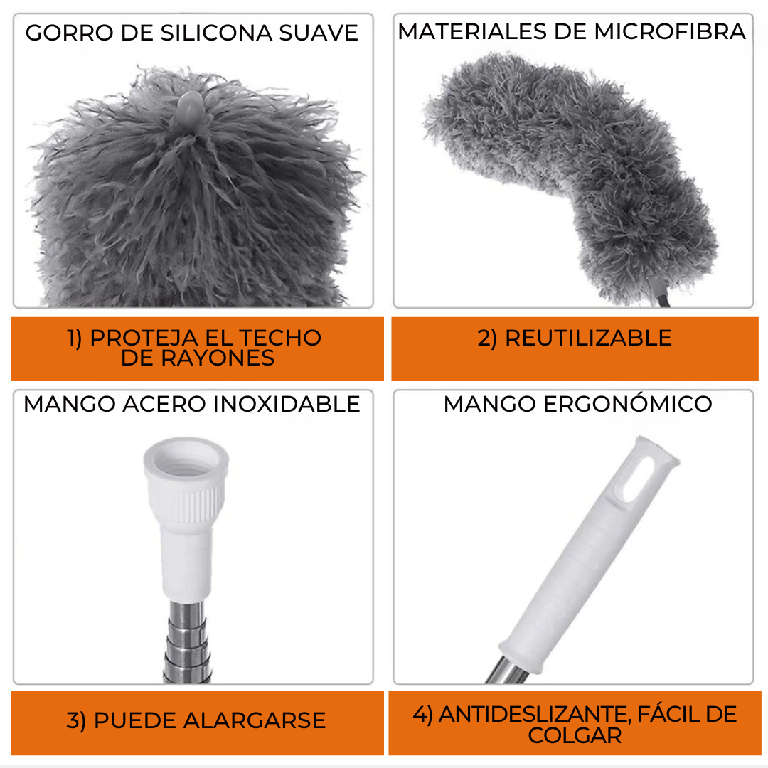 Plumax™  - Plumero de Limpieza para Alturas (se alarga hasta 2.5 Metros)