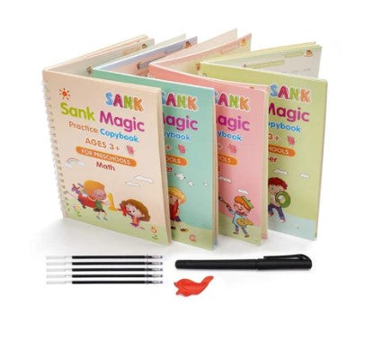 Oferta Black Friday Kit de 4 Cuadernos de Caligrafía Mágica Creativa + Regalo Exclusivo