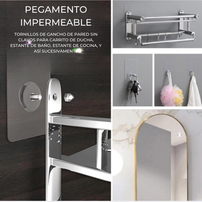 Ganchos adhesivos - ¡Lleva 20 Paga 10!