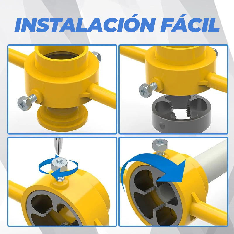 PipeCraftPro™ - Kit para roscas de tuberias en PVC
