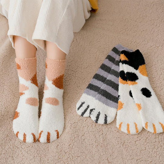 PlushPaws™ - Calcetines termicos de gatitos