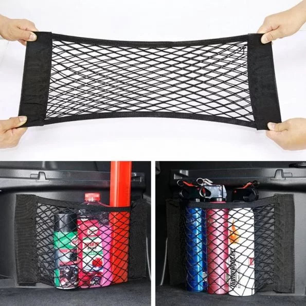 TidyRide™ - Organizador con malla elástica  para maletera de autos