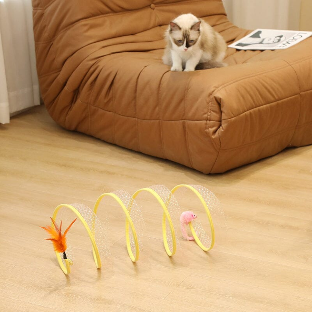 Túnel plegable para gatos