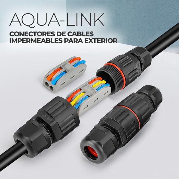 AquaLink™ - Conectores de cables impermeables para exterior