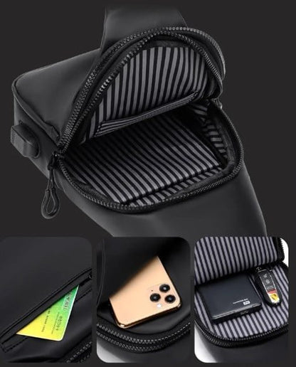 WeatherWise™ -  Bolso impermeable de cuero premium