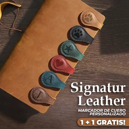 SignatureLeather™ - Marcador de cuero