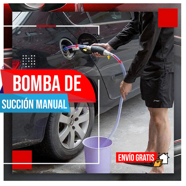 Bomba de succión manual