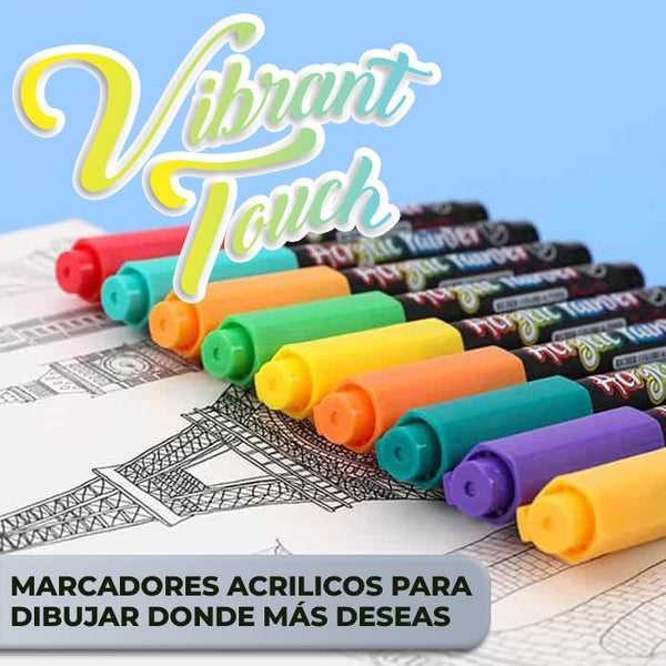 VibrantTouch™ - Marcadores Acrilicos