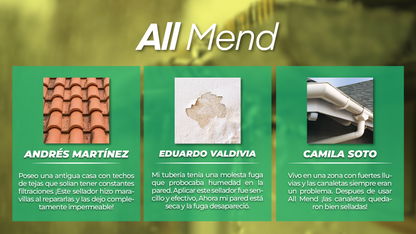 AllMend™ - Spray adhesivo sellador de filtraciones