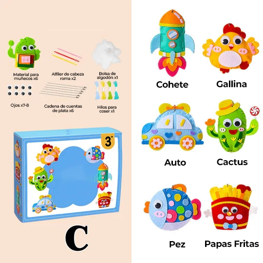 LittleHands™ - Kit de costura para niños