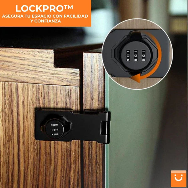 LOCKPRO™ - CERRADURA CON CONTRASEÑA + KIT DE INSTALACIÓN GRATIS