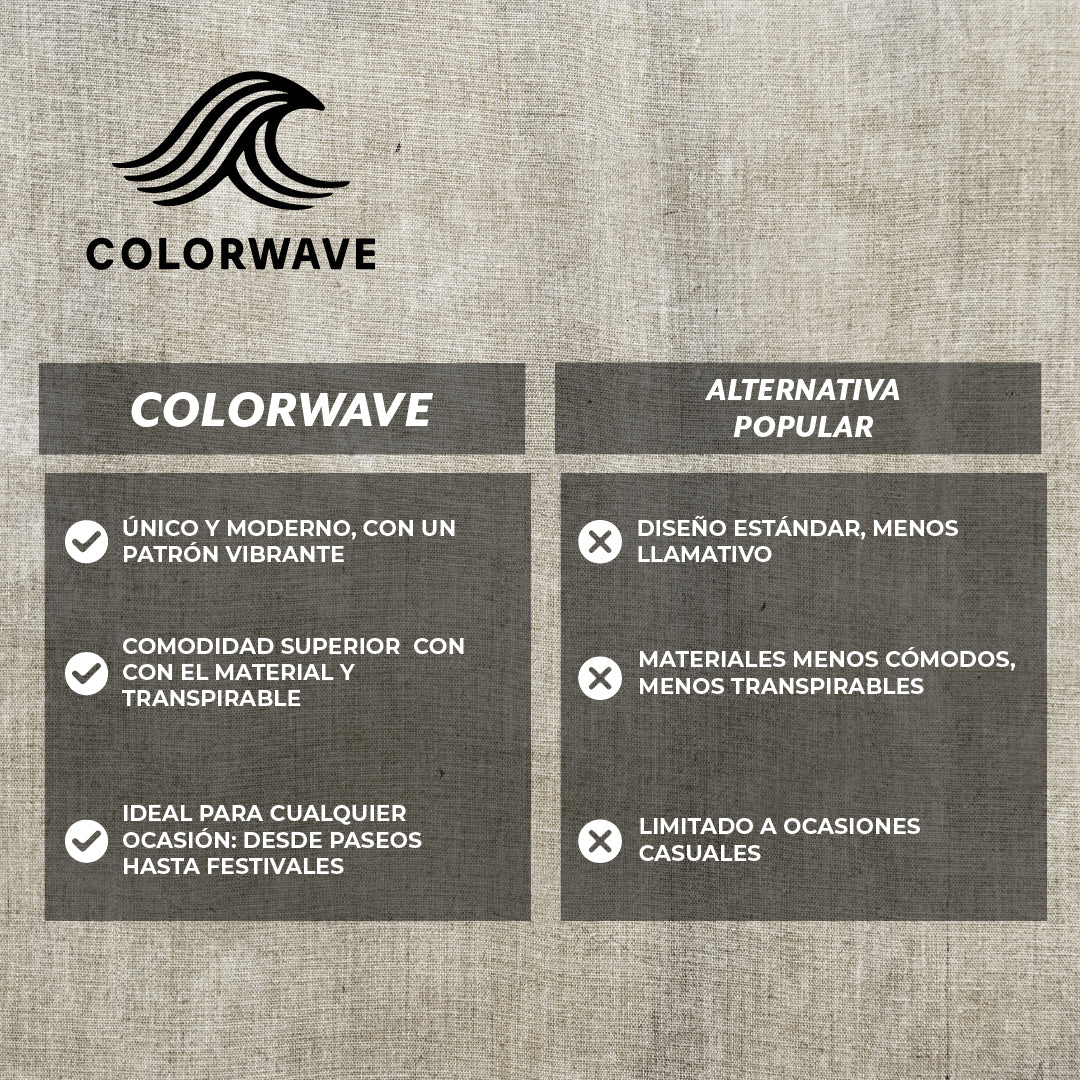 ColorWave™ - Camisa Retro Unisex