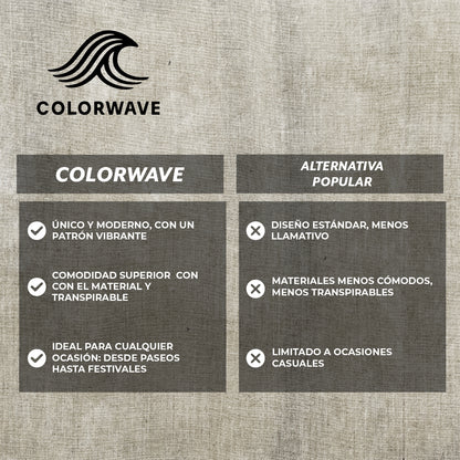 ColorWave™ - Camisa Retro Unisex