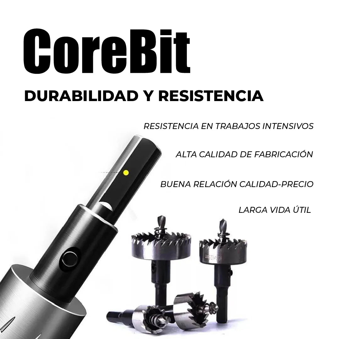 CoreBit™ - Juego de brocas para metal alto rendimiento