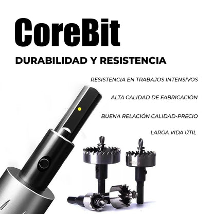 CoreBit™ - Juego de brocas para metal alto rendimiento