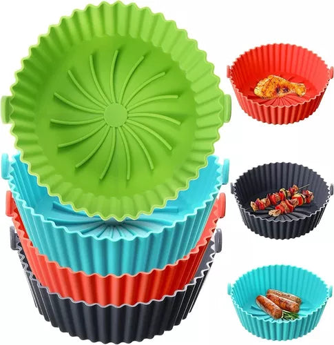 FryPot™ - OLLA DE SILICONA PARA FREIDORA DE AIRE 2 X 1