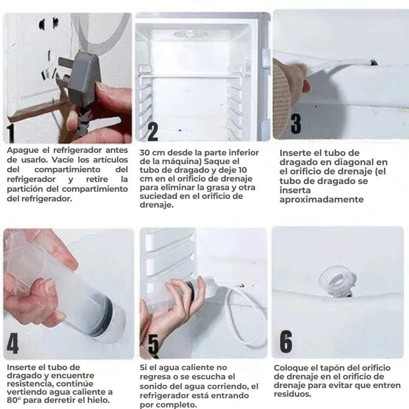 ClearRef™ - Set de limpieza para refrigeradores