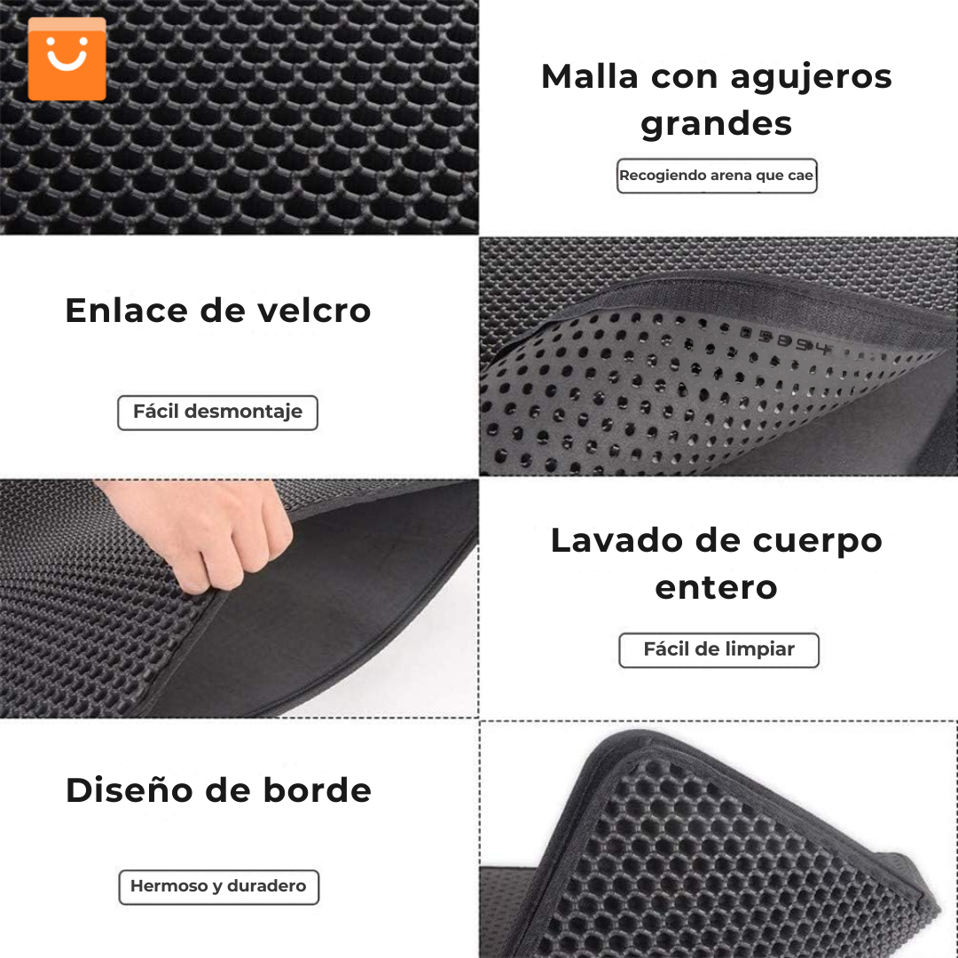 AquaPaws™ - Alfombrilla para caja de arenas