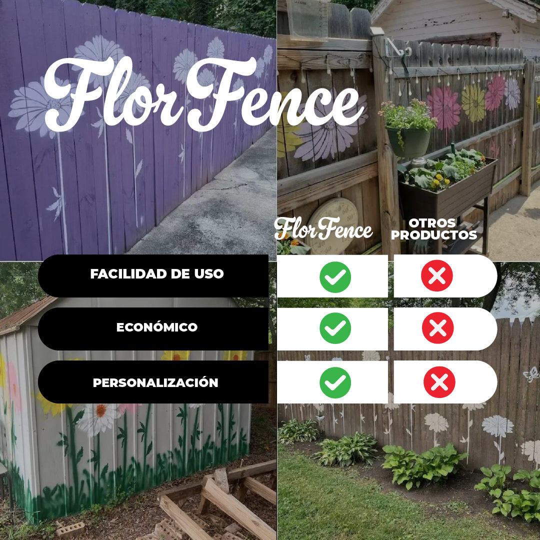 FlorFence™ - Plantillas para pintar