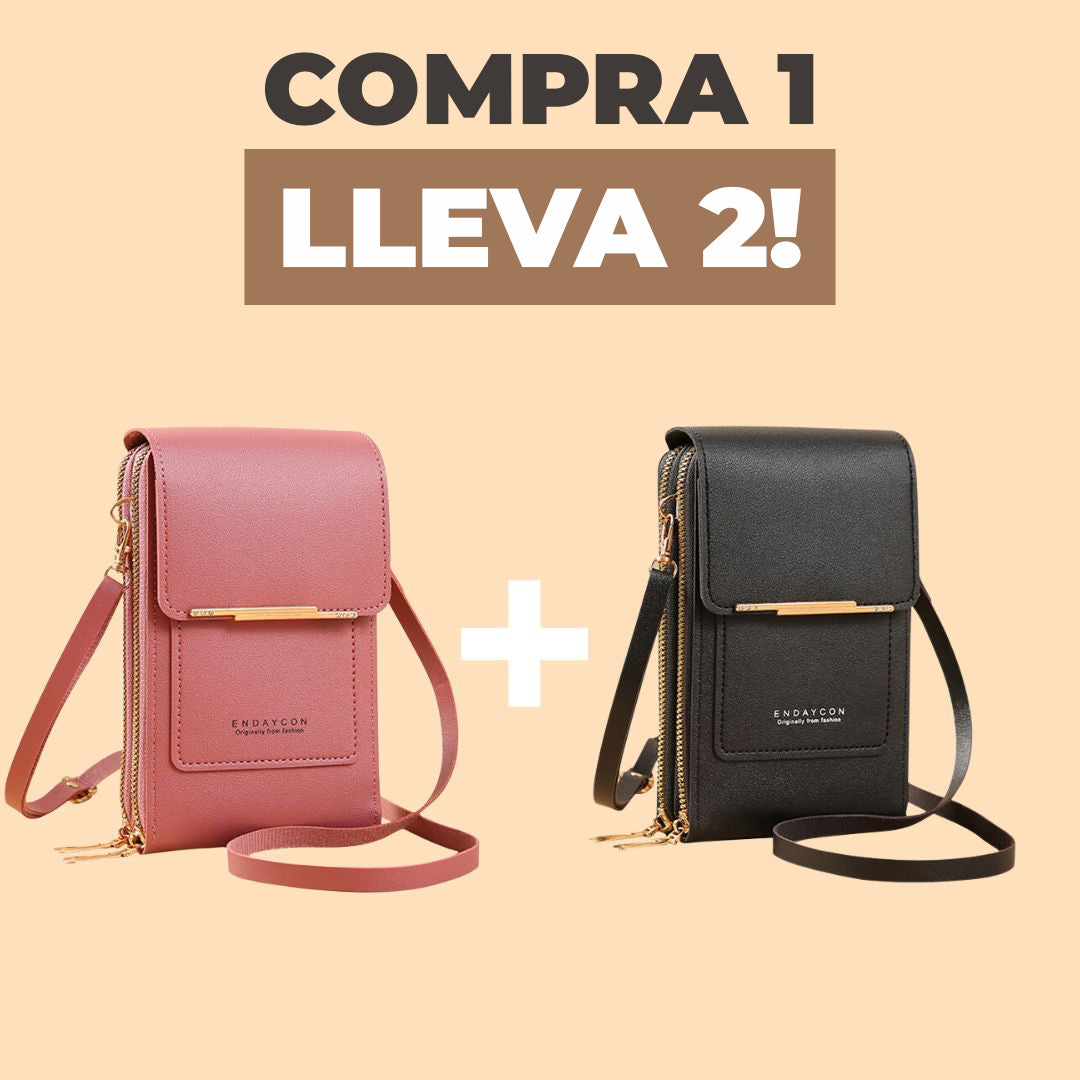 TouchStyle™ - Cartera de cuero todo en uno