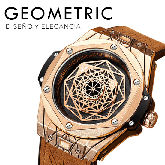 Geometric™ - Reloj de diseño geometrico