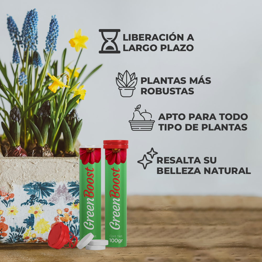 GreenBoost™ - Fertilizante orgánico en tableta