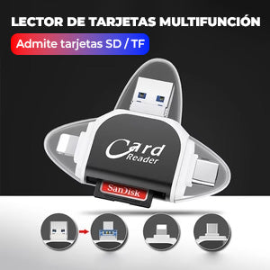 POWER 4™ - Lector universal de tarjetas SD/TF