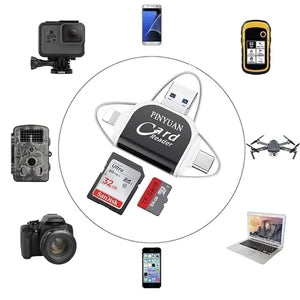 POWER 4™ - Lector universal de tarjetas SD/TF