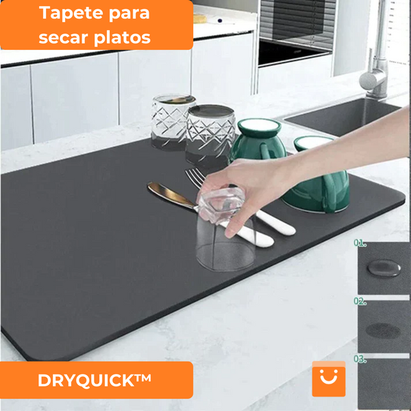 DRYQUICK™ - Alfombrilla para secar platos ultra absorbente