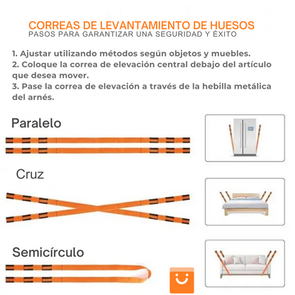 DUOLIFTERS™ - CORREAS DE ELEVACIÓN Y TRANSPORTE