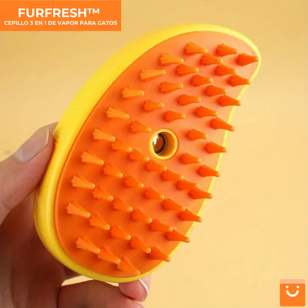 FURFRESH™ - CEPILLO 3 EN 1 DE VAPOR PARA GATOS