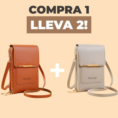 TouchStyle™ - Cartera de cuero todo en uno