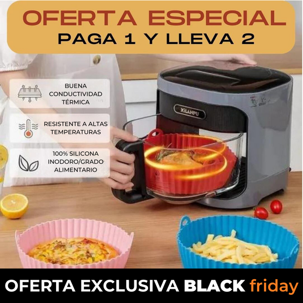 Oferta Black Friday FryPot™ - OLLA DE SILICONA PARA FREIDORA DE AIRE 2 X 1