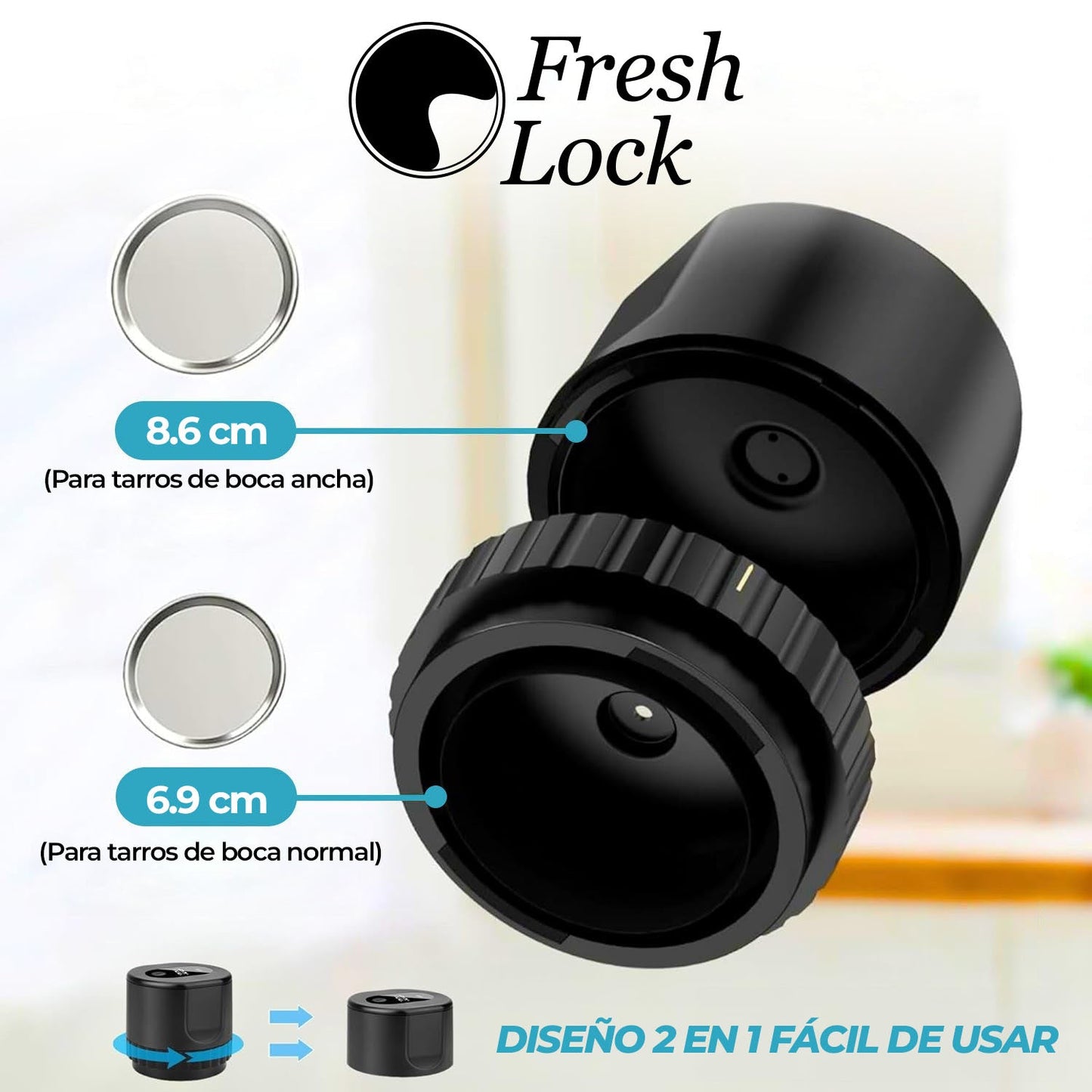 FreshLock™ - Dispositivo de Conservación al Vacío