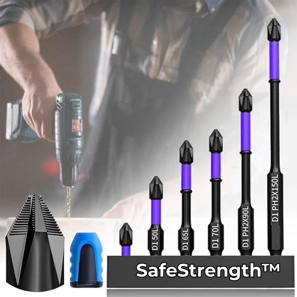 SafeStrength™ - Set de Brocas Magneticas para destornillador