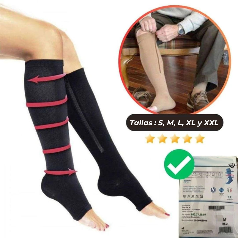 RelaxSocks™ - MEDIAS DE COMPRESIÓN GRADUADAS PARA DESCANSO DE PIERNAS